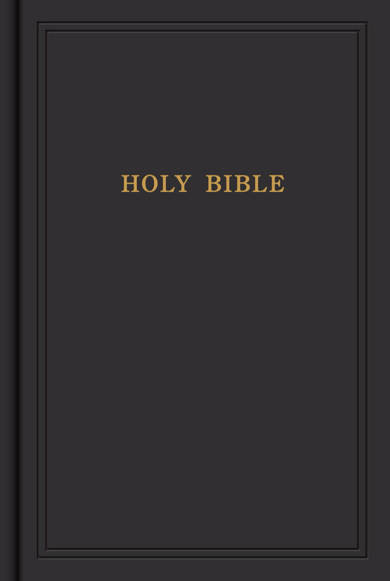 KJV Pew Bible-Black Hardcover