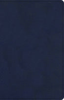 CSB Single-Column Compact Bible-Navy LeatherTouch