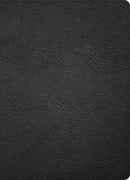 CSB Study Bible (Holman Handcrafted Collection)-Black Premium Goatskin