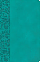 NASB 2020 Large Print Personal Size Reference Bible-Teal LeatherTouch