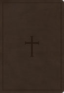 CSB Super Giant Print Reference Bible (Value Edition)-Brown LeatherTouch