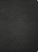 KJV Single-Column Wide-Margin Bible (Holman Handcrafted Collection)-Black Premium Goatskin