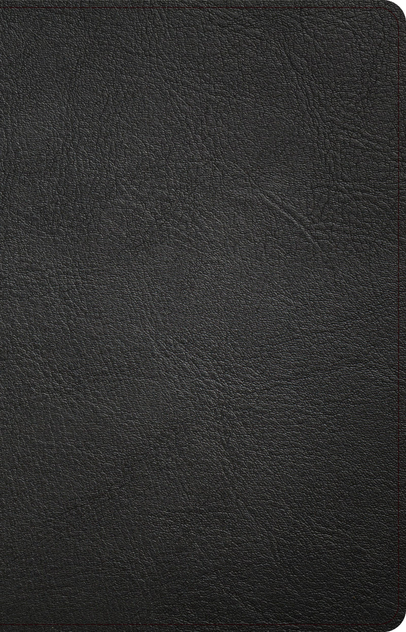 CSB Thinline Reference Bible-Black Genuine Leather