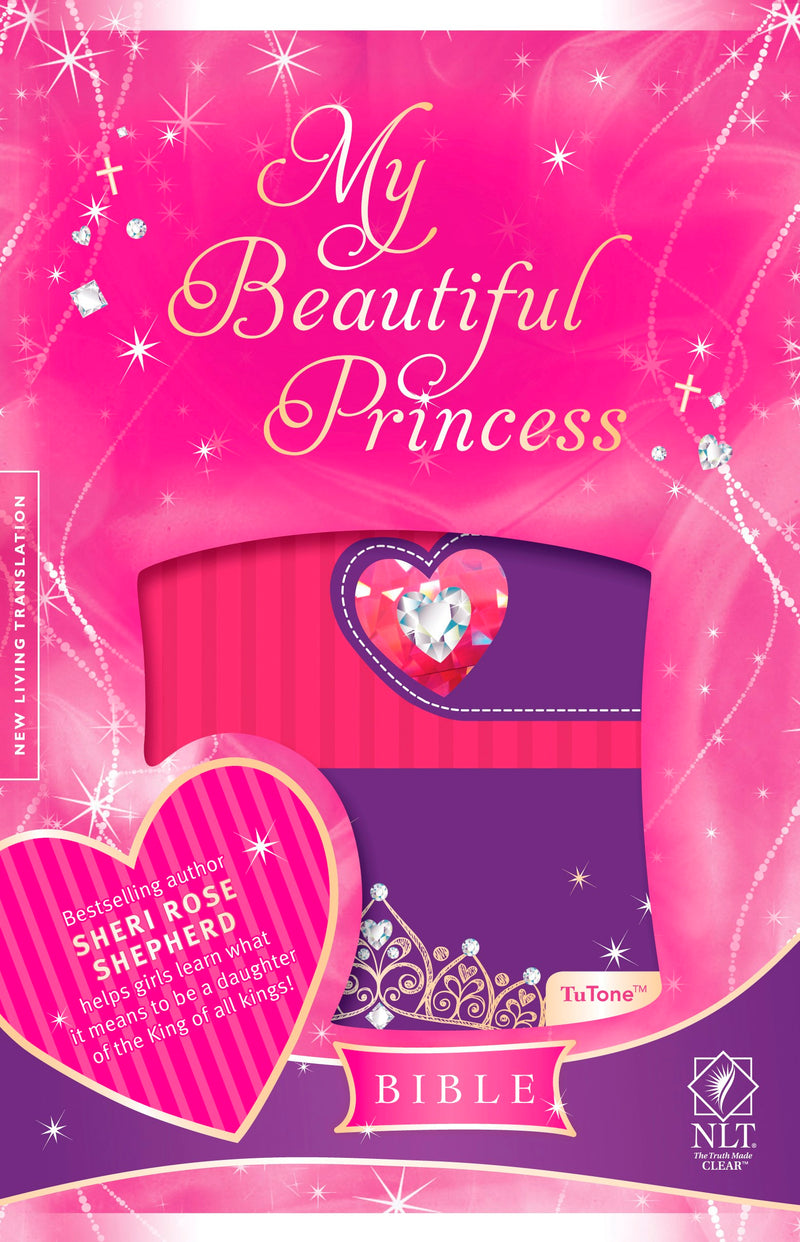 NLT My Beautiful Princess Bible-Pink/Purple TuTone