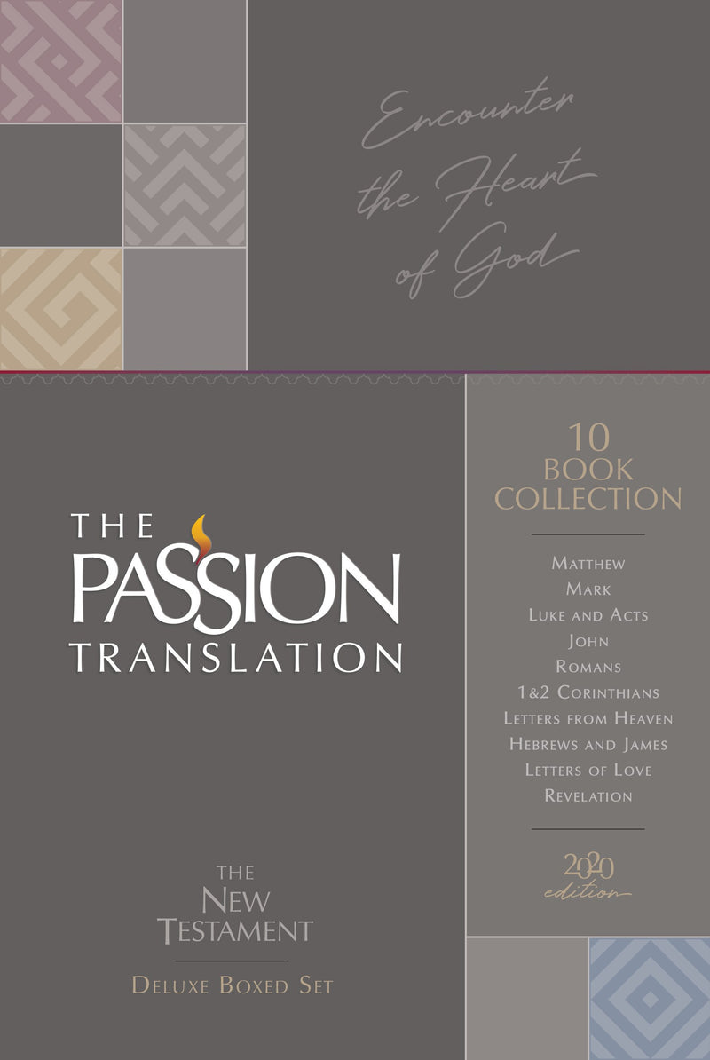 The Passion Translation New Testament 10 Book Collection (2020 Edition)-Softcover