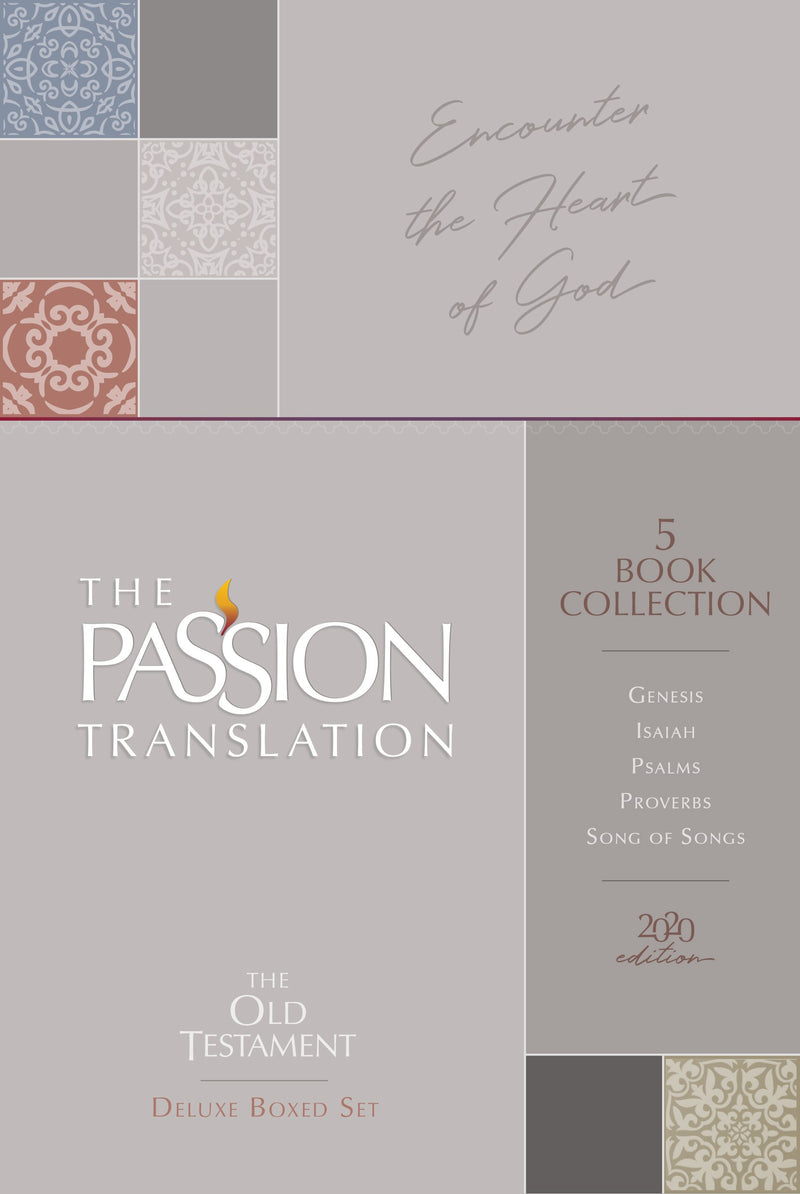 The Passion Translation Old Testament 5 Book Collection (2020 Edition)-Softcover