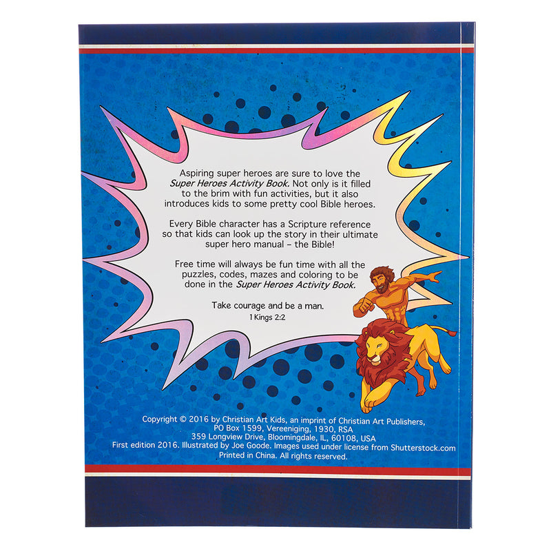 Activity Book Super Heroes