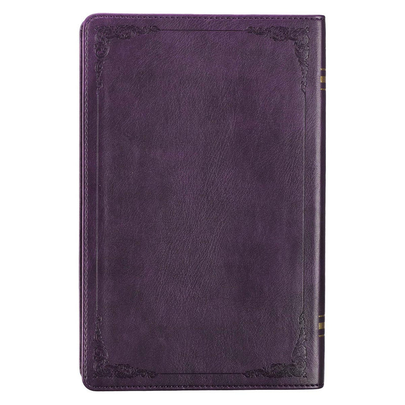 KJV Deluxe Gift Bible purple index