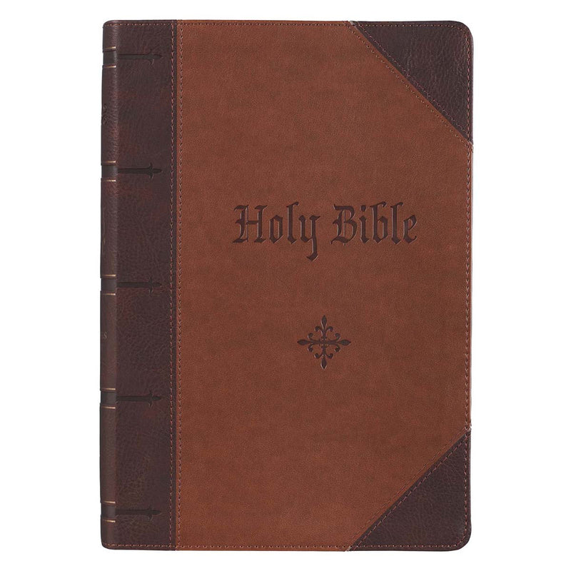 KJV Bible Giant Print Two-tone Brown