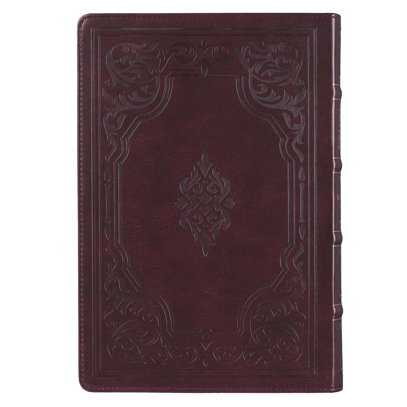 KJV Bible Giant Print antiqued Brown