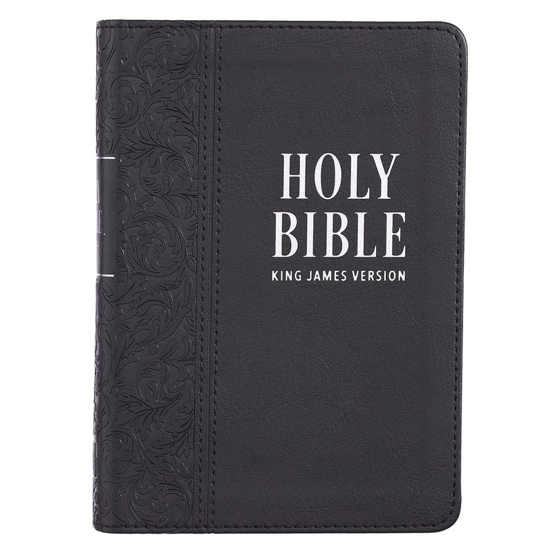 KJV Bible Black Faux Leather Large Print