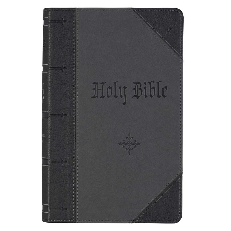 Bible Giant Print Black Two-tone Index