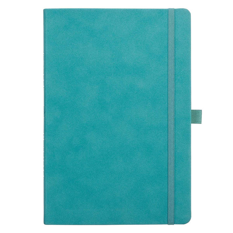 Teal Faux Leather Baxter