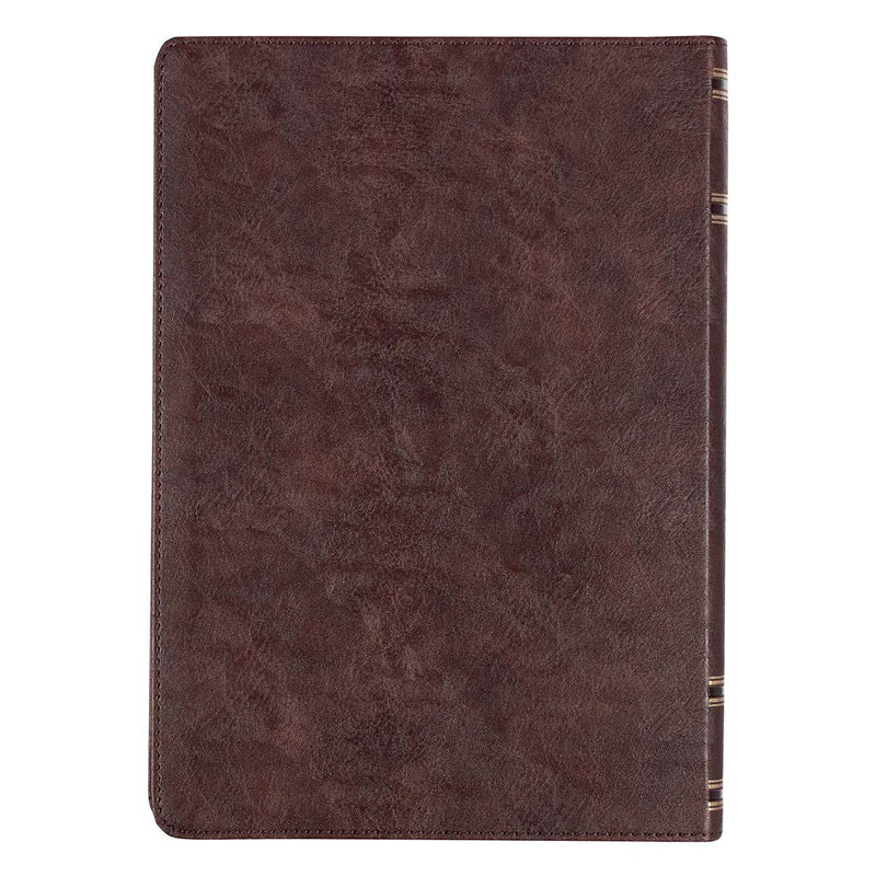 Spiritual Growth Bible Espresso Brown