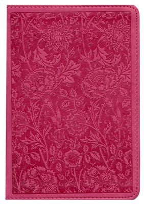 ESV Large Print Compact Bible-Berry Floral Design TruTone