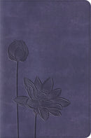 ESV Compact Bible-Lavender Bloom TruTone