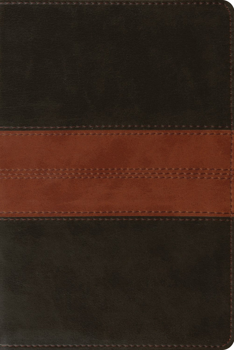 ESV Personal Reference Bible-Deep Brown/Tan Trail Design TruTone