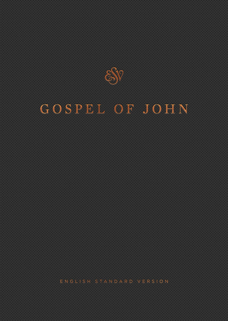 ESV Gospel Of John (Reader's Edition)-Black Softcover