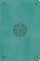 ESV Value Compact Bible-Turquoise Emblem Design TruTone