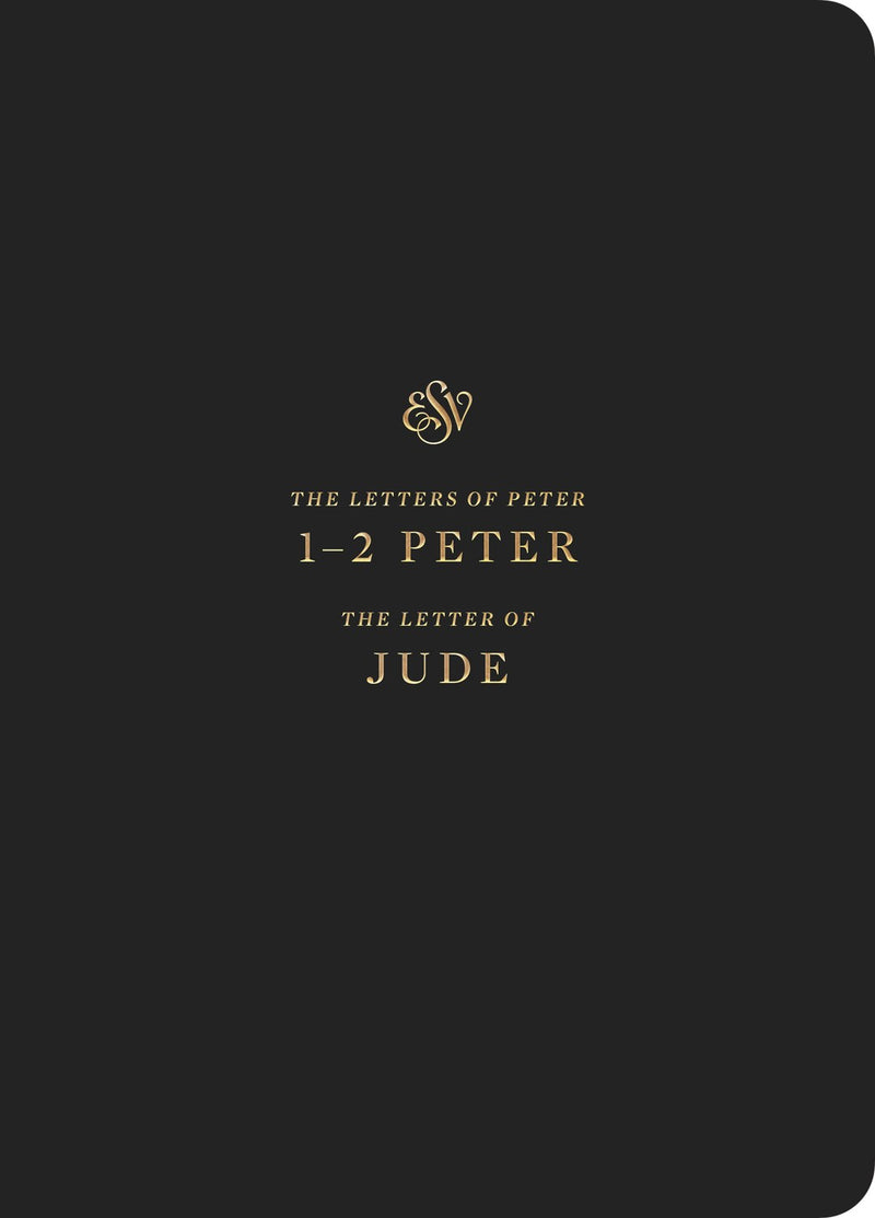 ESV Scripture Journal: 1-2 Peter And Jude-Black Softcover