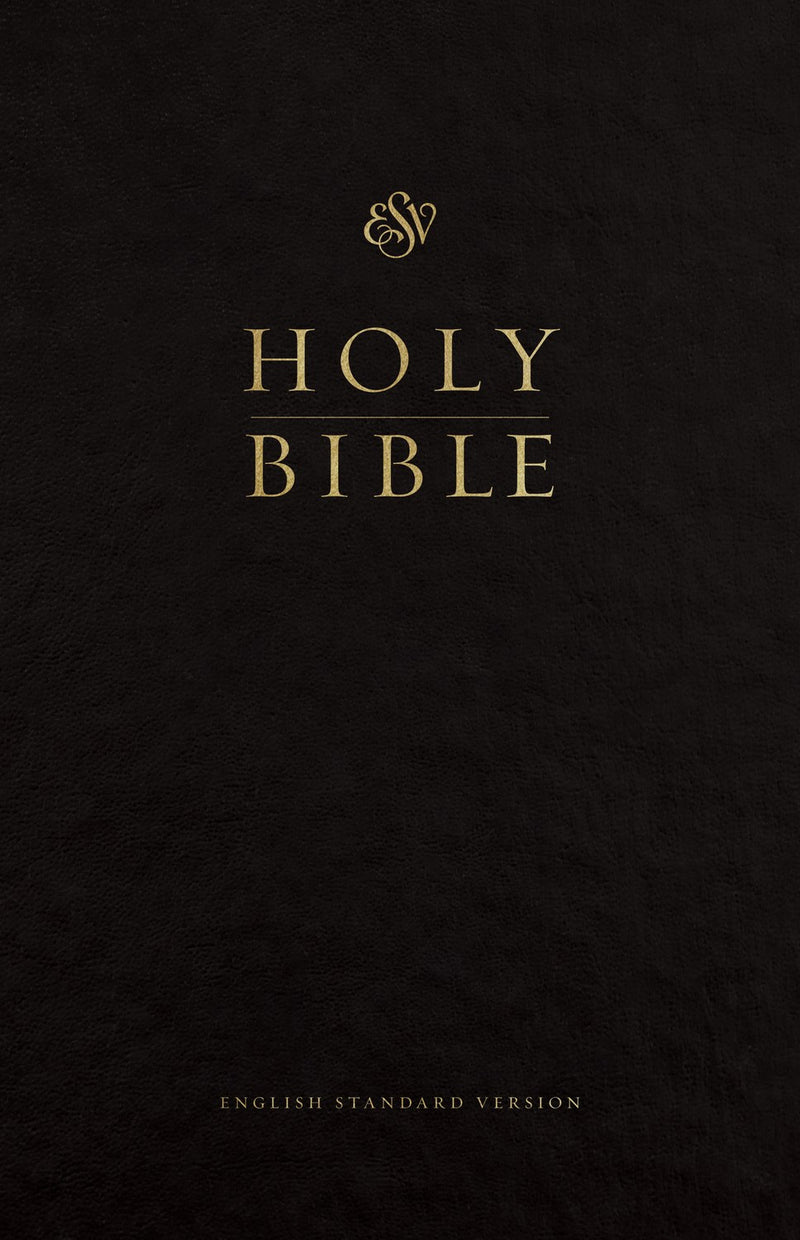 ESV Premium Pew And Worship Bible-Black Hardcover