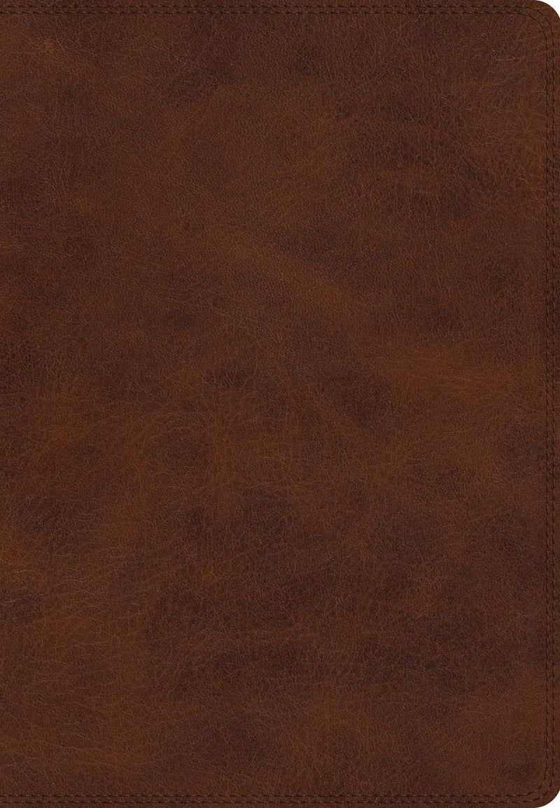 ESV Giant Print Bible-Deep Brown TruTone