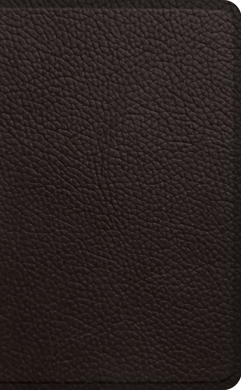 ESV Pocket Bible-Deep Brown Buffalo Leather