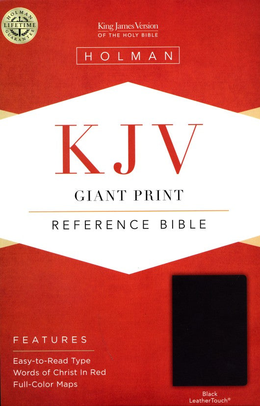 Giant print ref.  bible - black