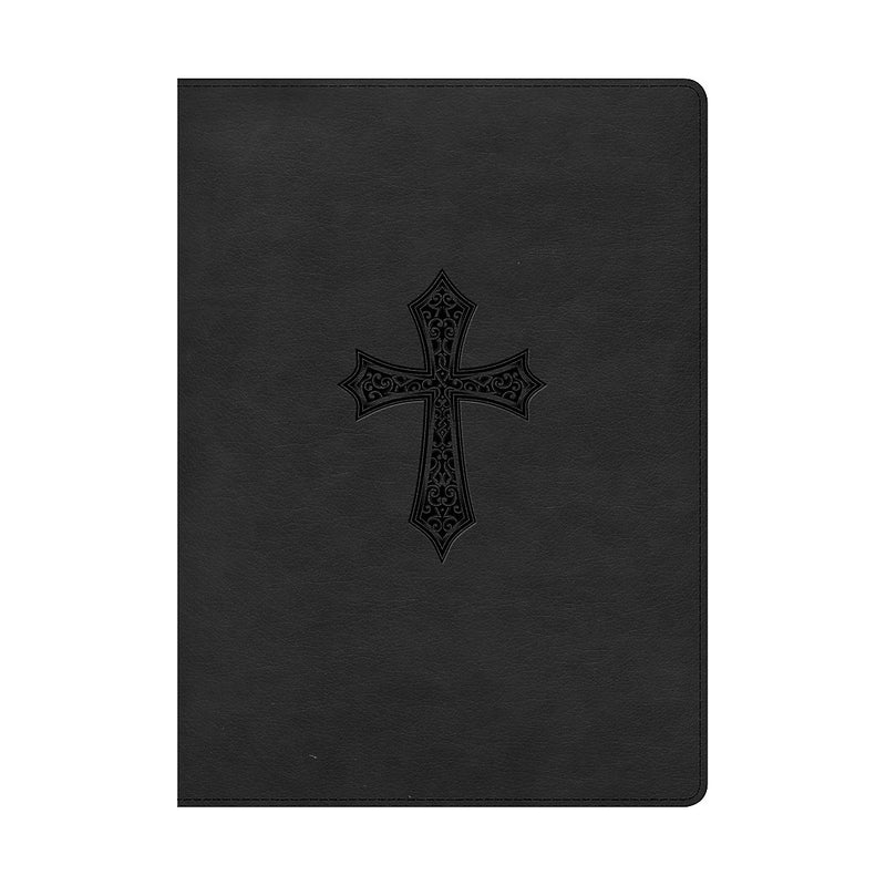 Gospel project bible, black cross lt