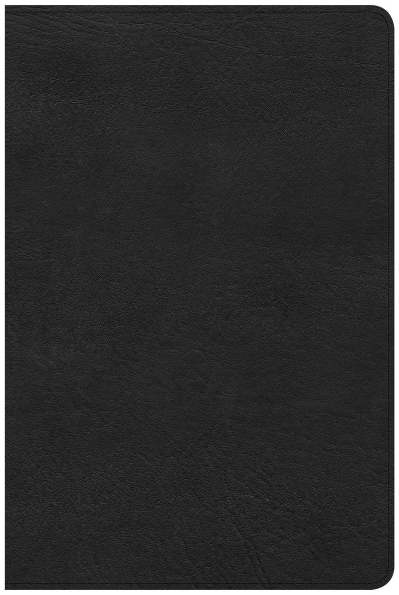 CSB Large Print Personal Size Reference Bible-Black LeatherTouch