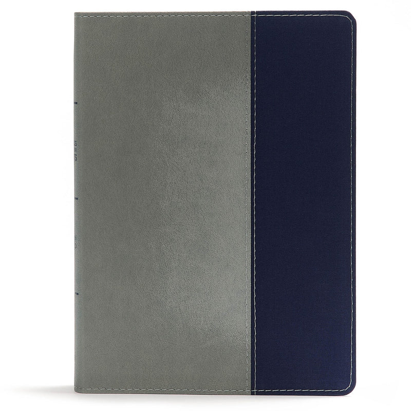 CSB Apologetics Study Bible For Students-Gray LeatherTouch/Navy Cloth