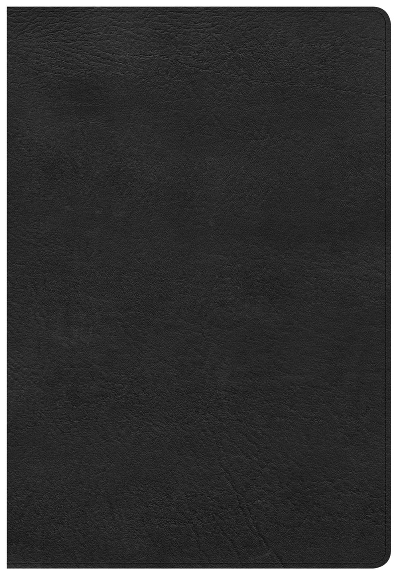 CSB Super Giant Print Reference Bible-Black LeatherTouch