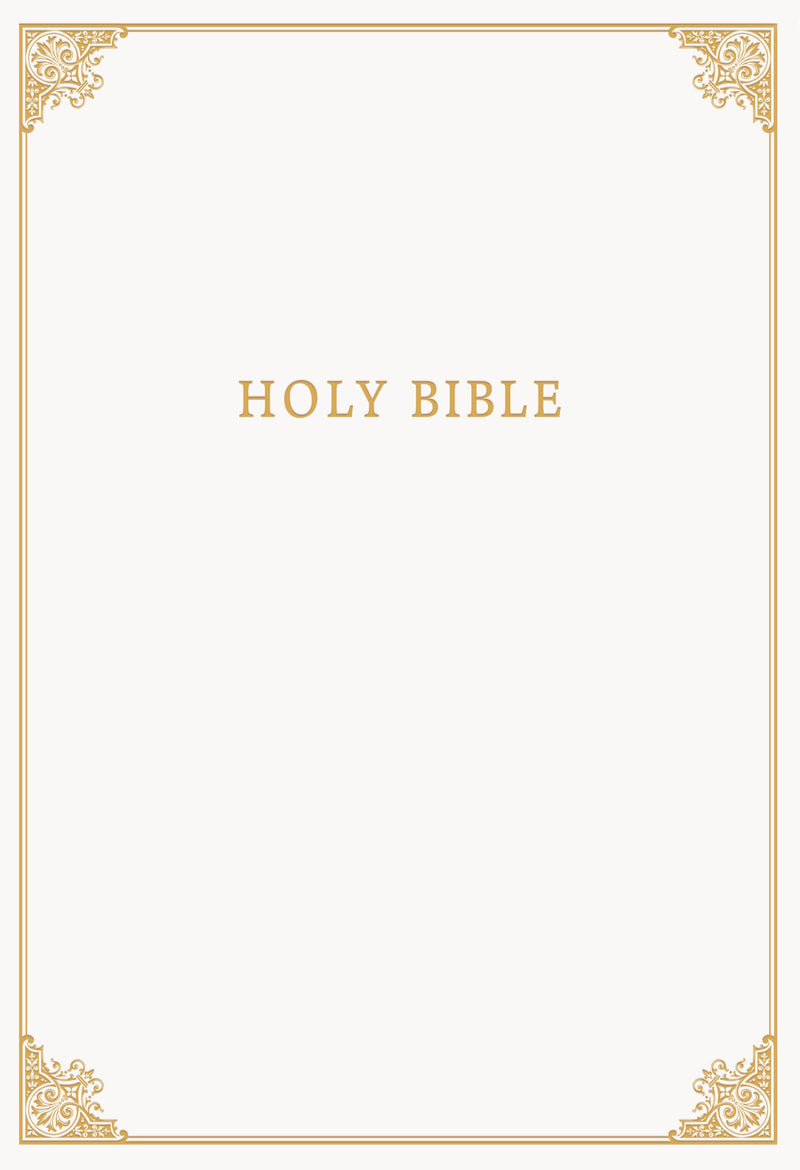 CSB Family Bible-White Bonded Leather Over Board 