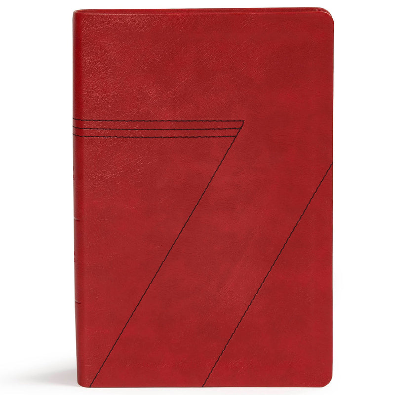 CSB Seven Arrows Bible-Crimson LeatherTouch