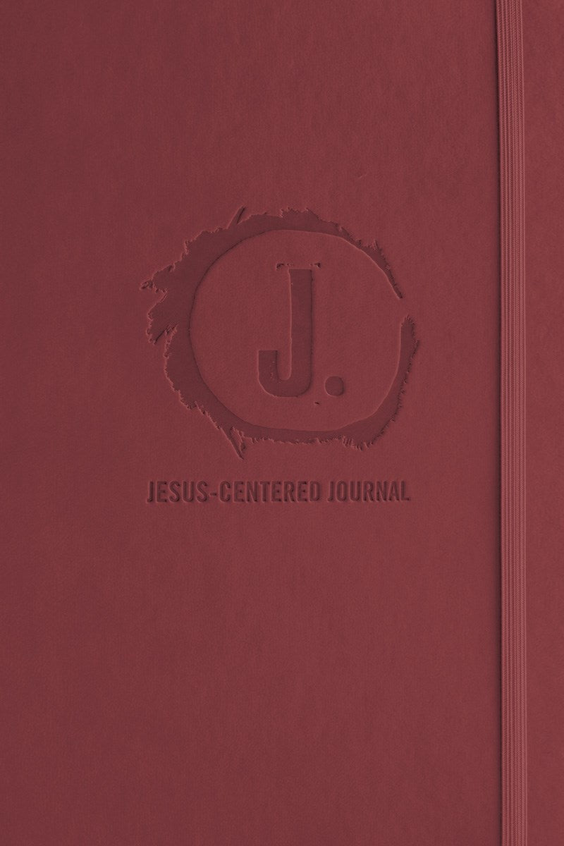 NLT Jesus-Centered Journal-Cranberry Imitation Leather