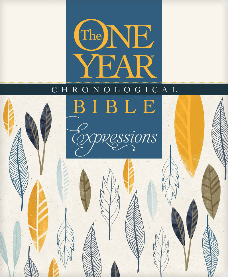 NLT One Year Chronological Bible Creative Expressions-Deluxe Leaves Softcover