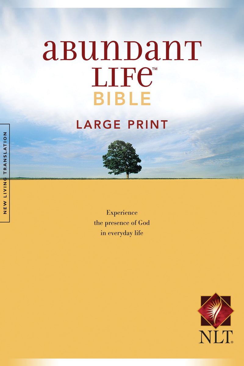 NLT Abundant Life Bible/Large Print-Softcover