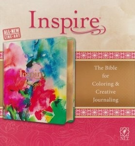 NLT Inspire Prayer Bible-Joyful Colors w/Gold Foil Accents LeatherLike