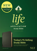 NLT Life Application Study Bible (Third Edition)-Black Genuine Leather