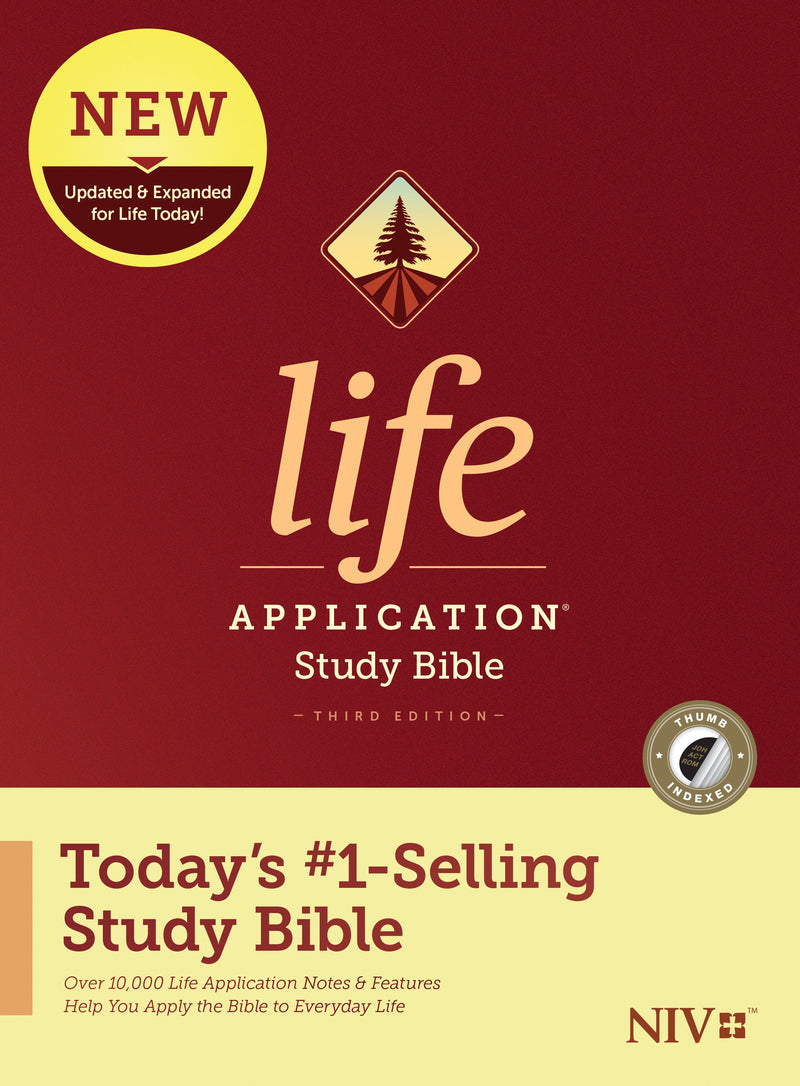 NIV Life Application Study Bible (Third Edition)-Hardcover Indexed