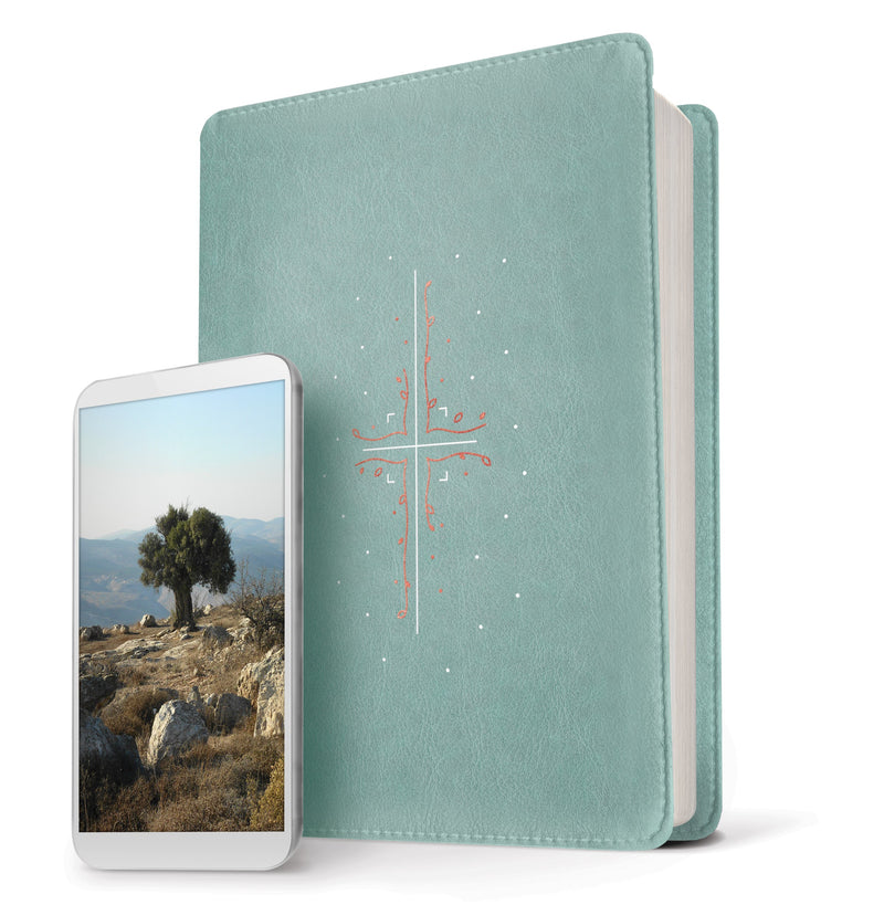 NLT Filament Bible-Teal LeatherLike