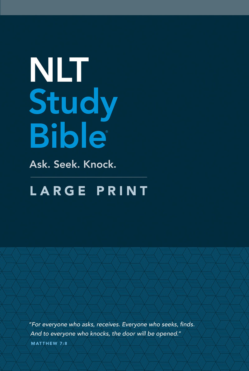 NLT Study Bible/Large Print-Hardcover