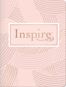 NLT Inspire Bible-Blush Softcover 