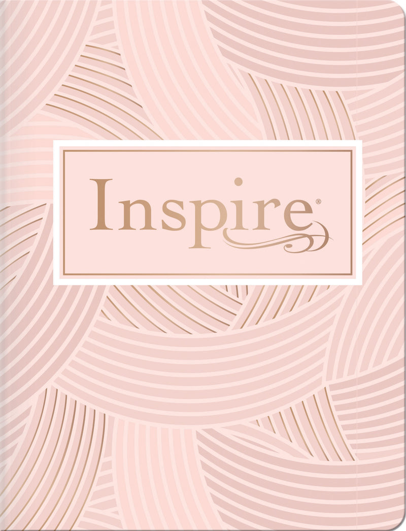 NLT Inspire Bible-Blush Softcover 