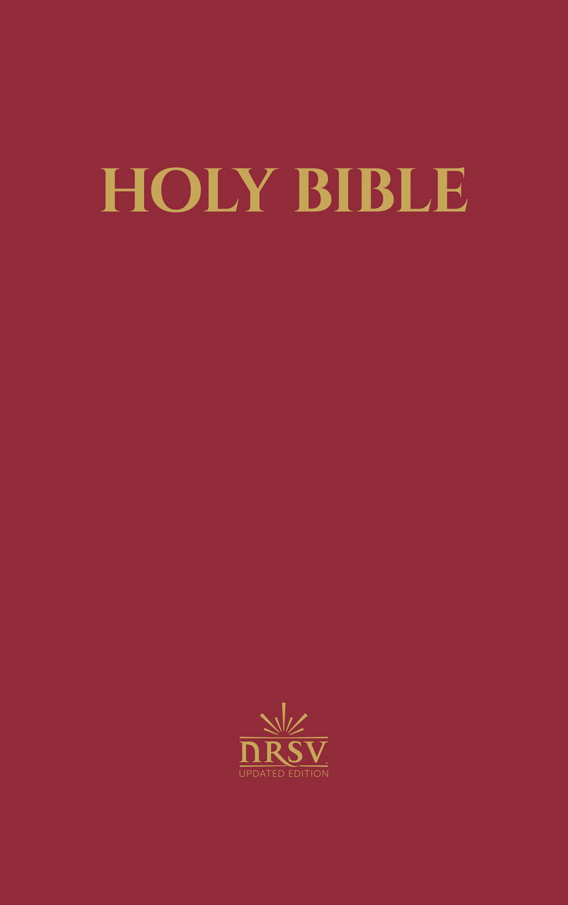 NRSV Updated Edition Pew Bible-Burgundy Imitation Leather