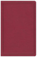 CSB Deluxe Gift Bible-Burgundy LeatherTouch