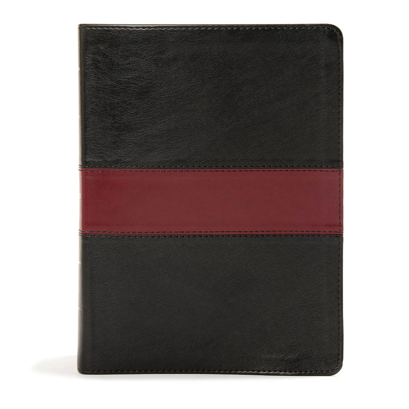 KJV Apologetics Study Bible-Black/Burgundy LeatherTouch Indexed