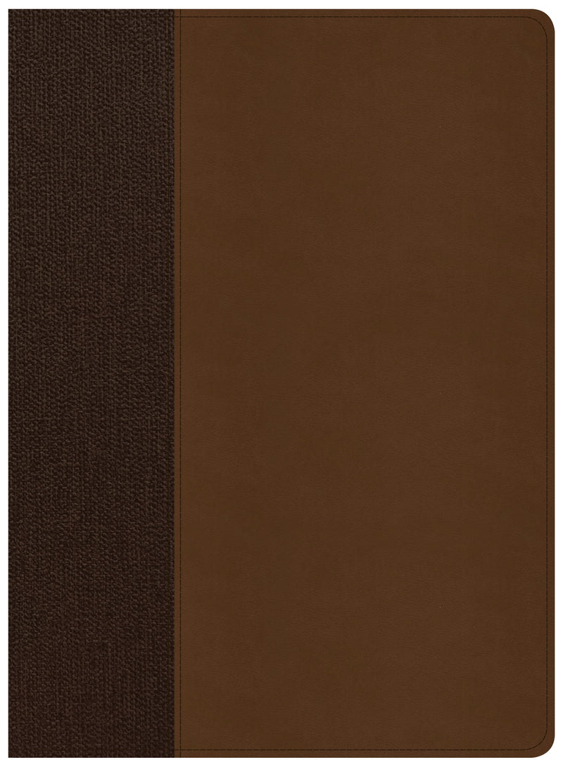 CSB Life Essentials Study Bible-Brown LeatherTouch Indexed