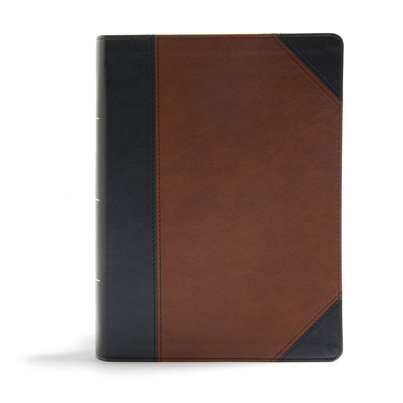 CSB Study Bible-Black/Brown LeatherTouch