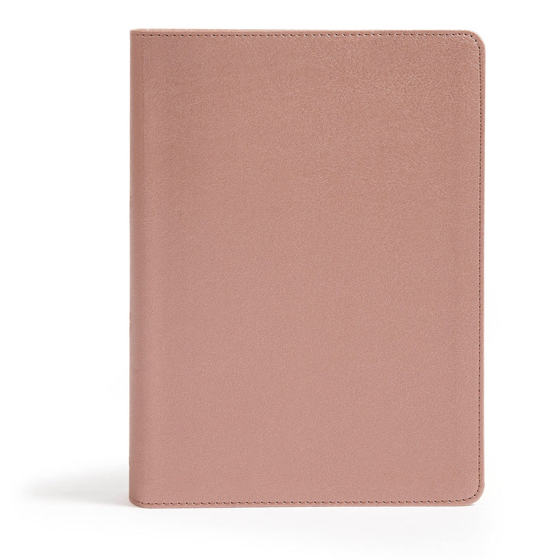 CSB She Reads Truth Bible-Mauve/Rose LeatherTouch Indexed